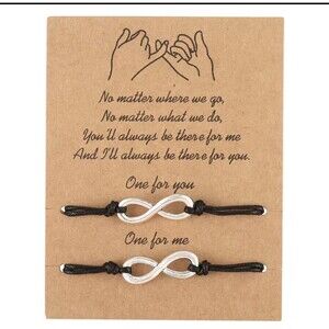 Infinity Ring Matching Bracelet - Best Friends /  Couples USA SHIPPING
